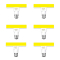 Philips T-Bulb Rangoli B22 5-Watt LED Bulb (Pack of 6, Yellow)