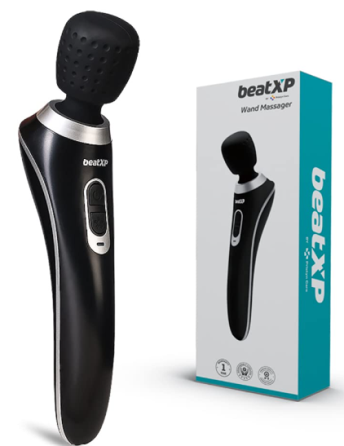 beatXP Intense Smart Vibration Wand for Personal Body Pain Relief