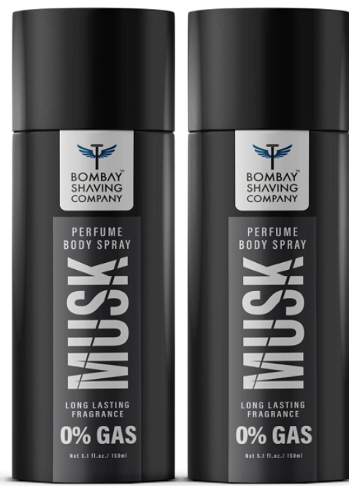 Bombay shaving company perfume body spray musk Pack of 2