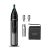 Philips Nose Trimmer Nt3650/16, Cordless Nose, Ear & Eyebrow Trimmer With Protective Guard System, Fully Washable, Including Aa Battery, 2 Eyebrow Combs, Pouch (Gray)