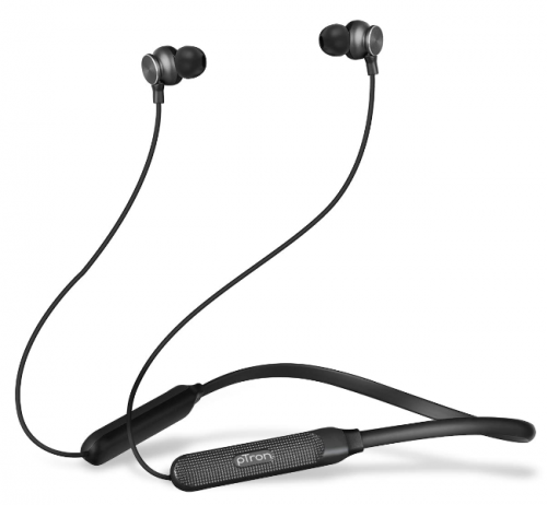 pTron Tangent Duo Made in India Bluetooth 5.2 Wireless in-Ear Earphones with Mic