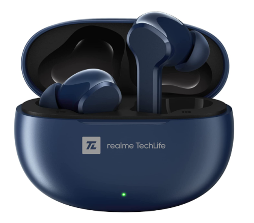realme TechLife Buds T100 Bluetooth Truly Wireless in Ear Earbuds with mic
