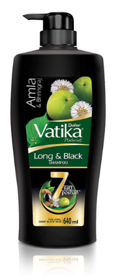 Dabur Vatika Long & Black Shampoo – 640ml